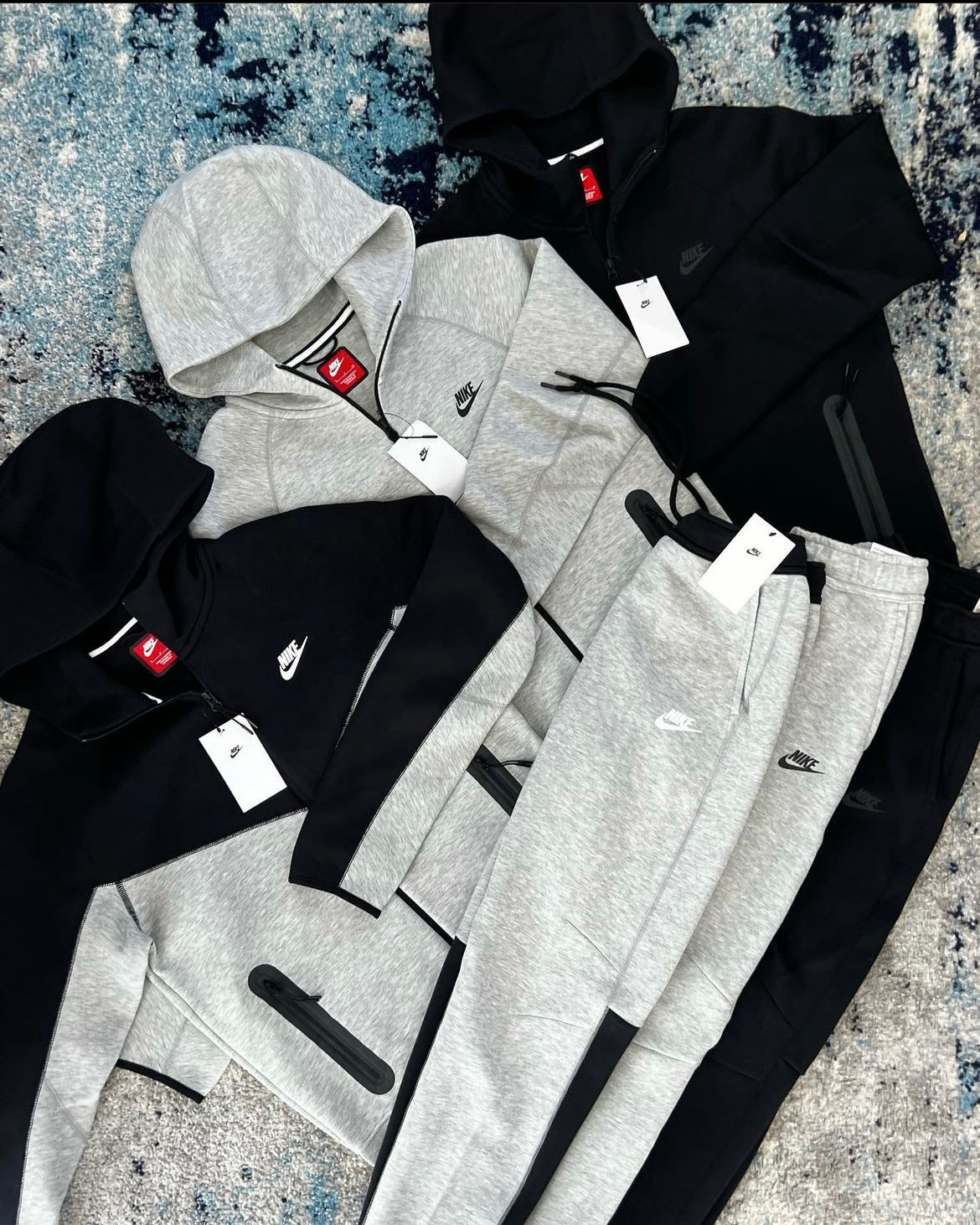 Nike Tech Fleece Full Tracksuit - Grey