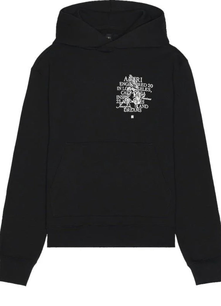 Amiri Precious memories Hoodie - Black