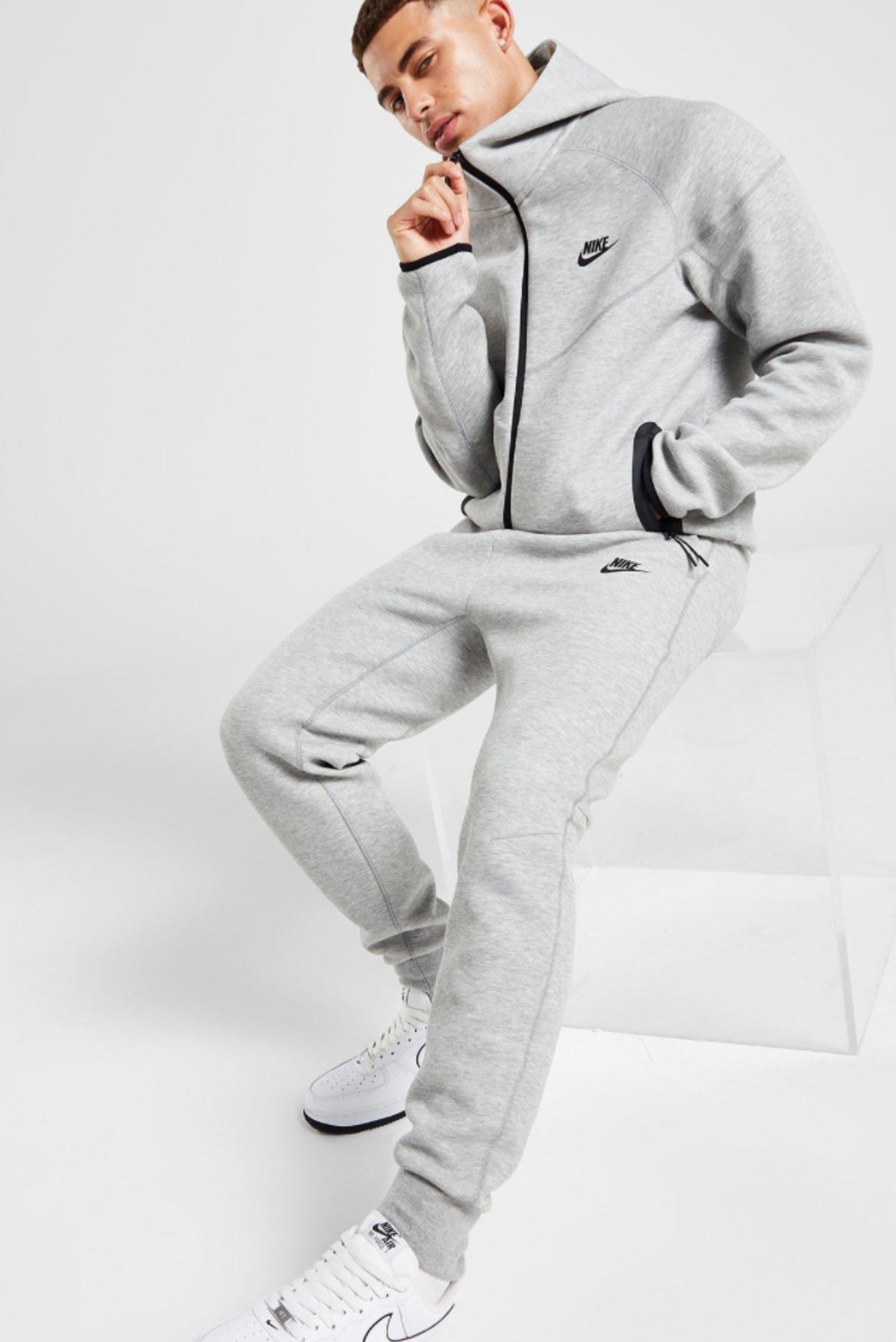 Nike Tech Fleece Full Tracksuit - Grey