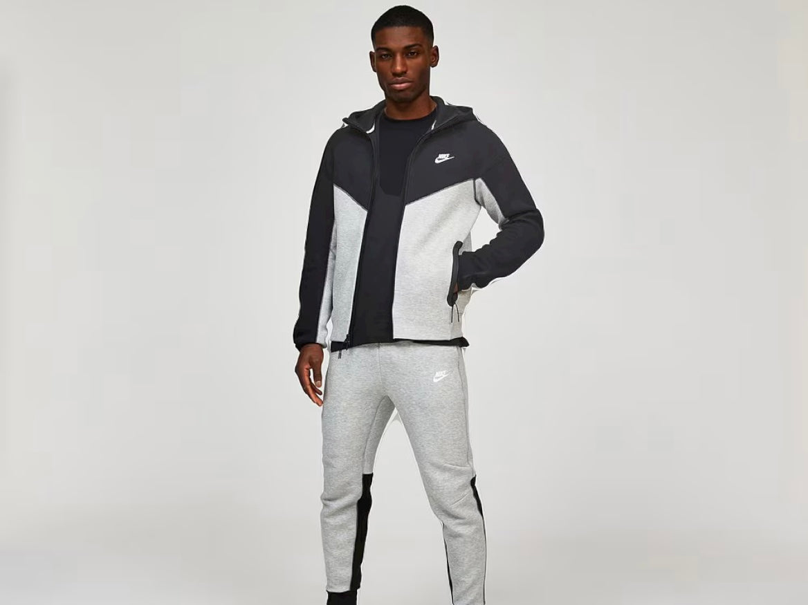 Nike Tech Fleece Full Tracksuit - Black/Grey