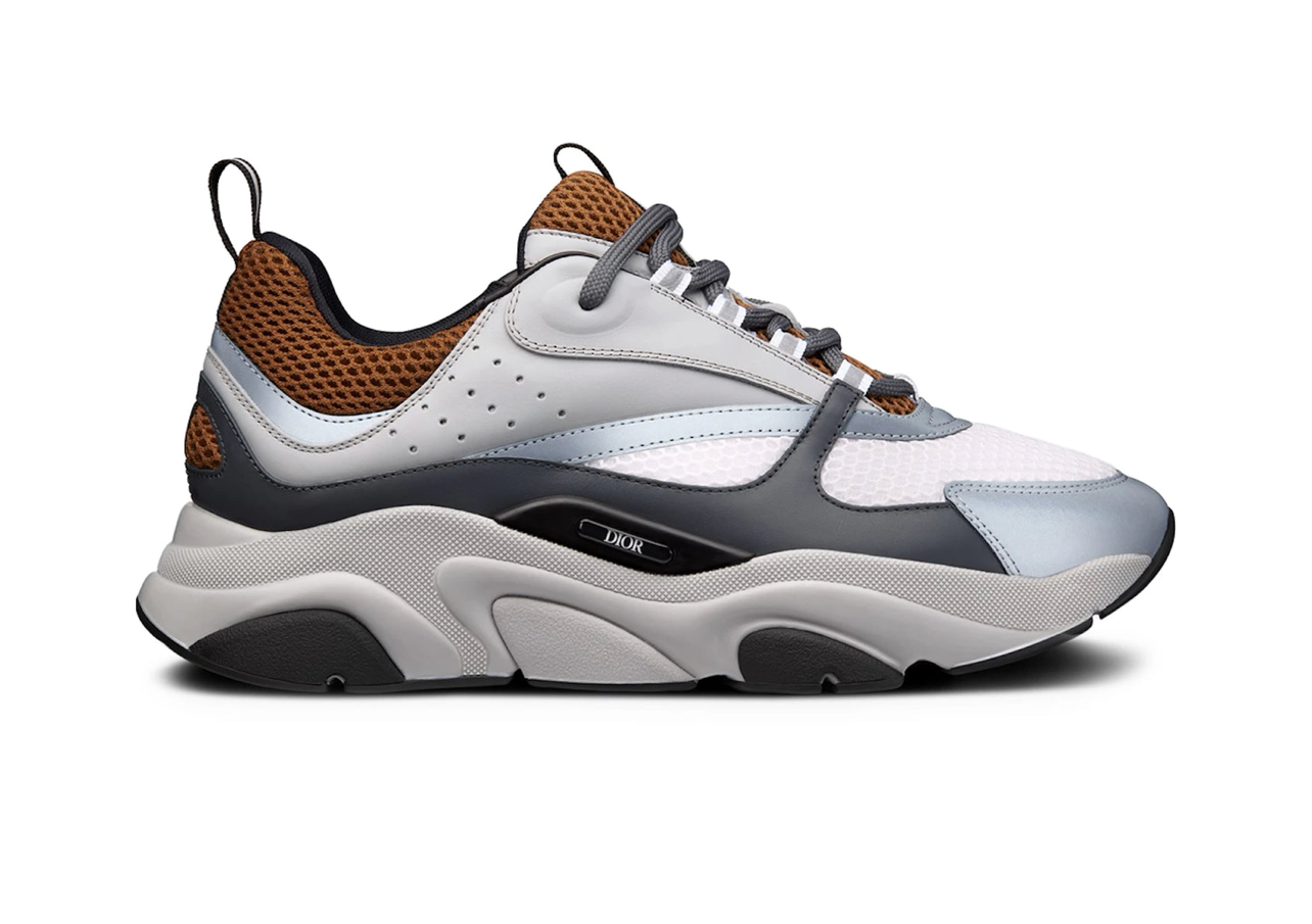 Dior b22 Trainers UK 8 - Coffee White Grey Black