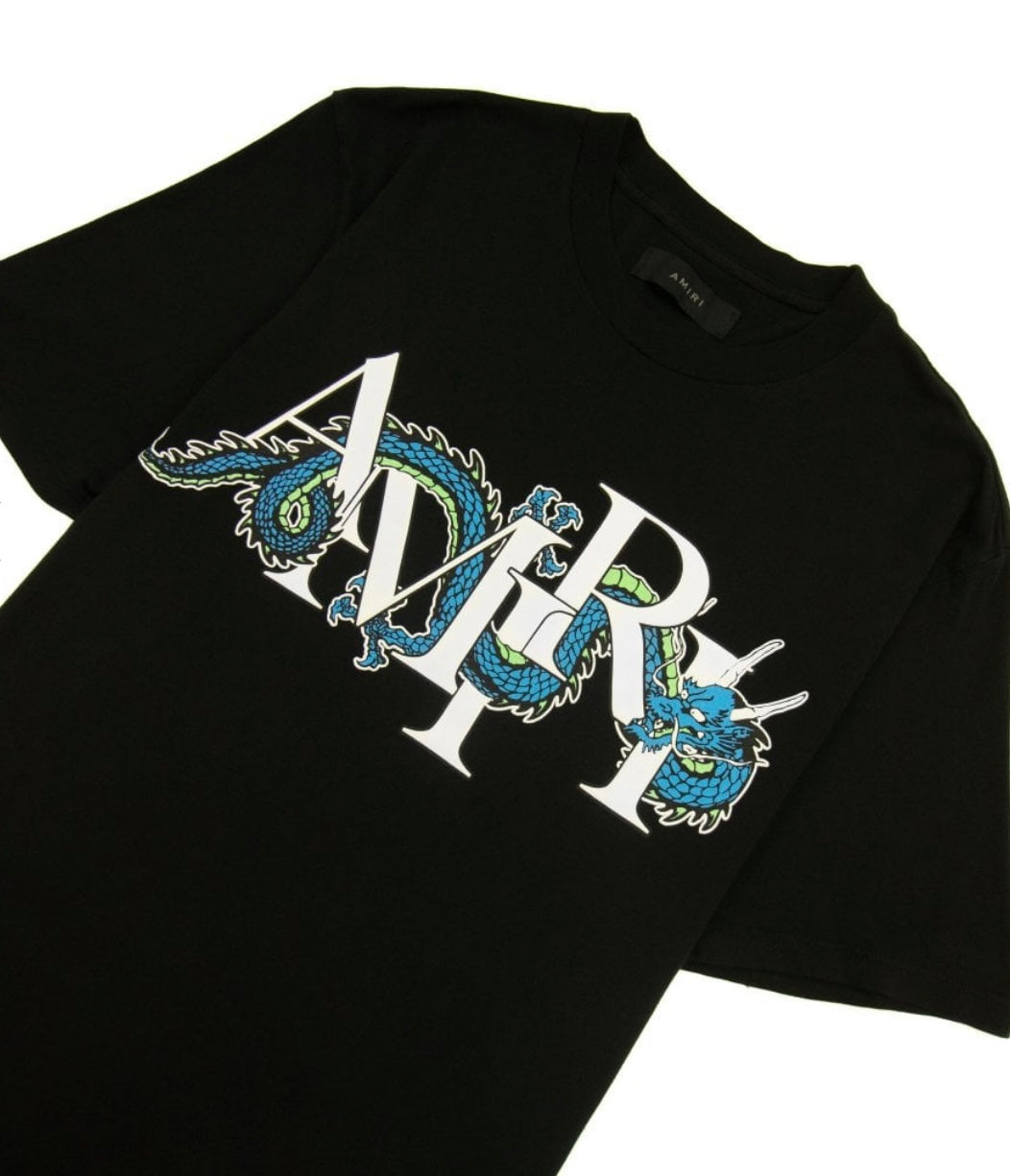 Amiri dragon logo t shirt