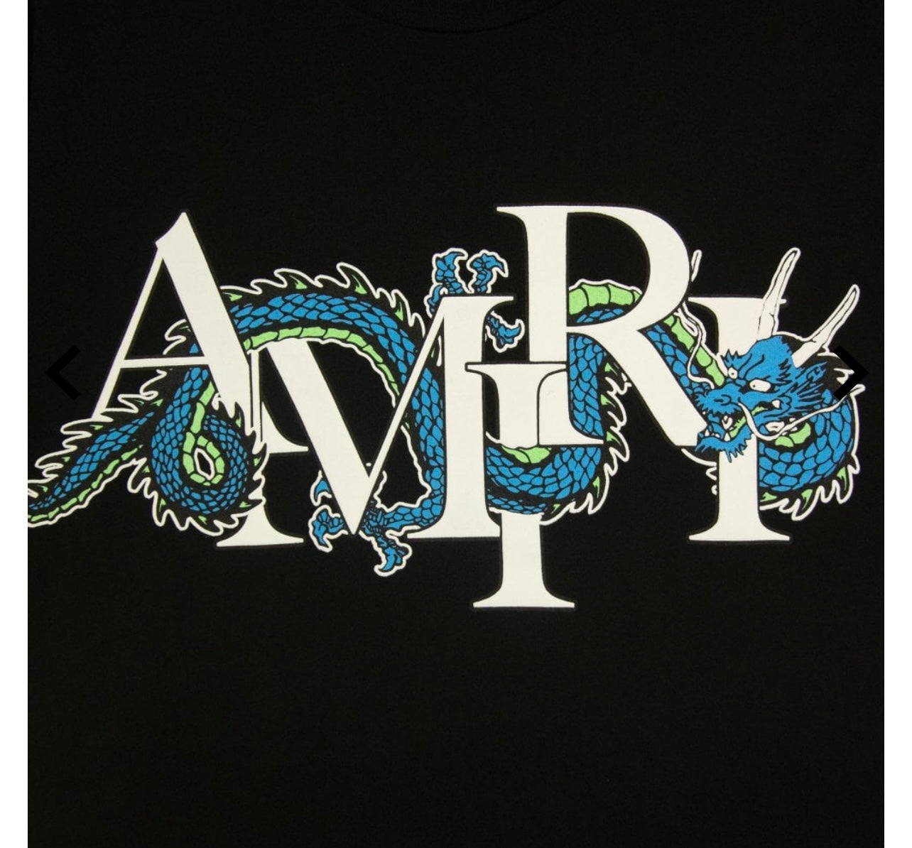 Amiri dragon logo t shirt