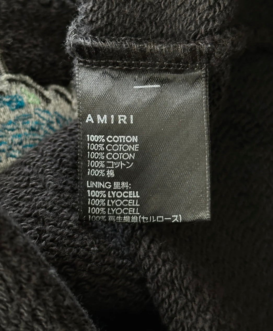 Amiri Dragon Logo Hoodie - Black