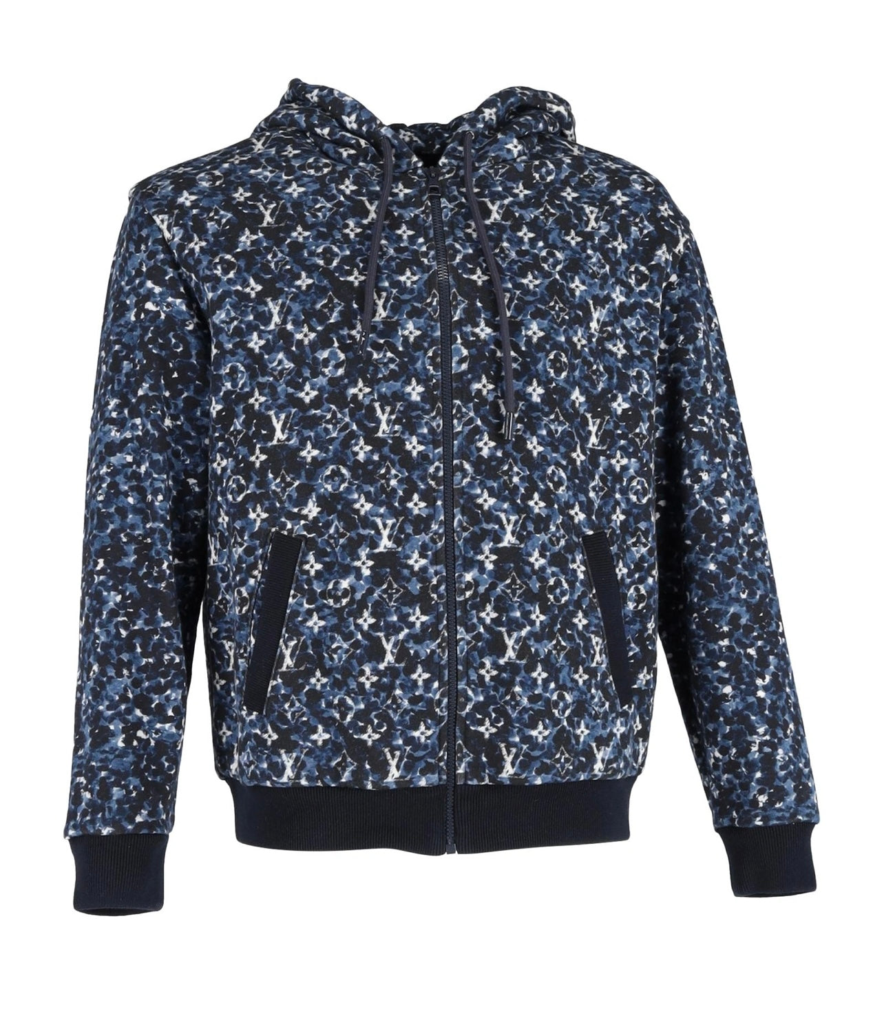 Louis Vuitton Monogram Pointilism Zip Through Hoodie