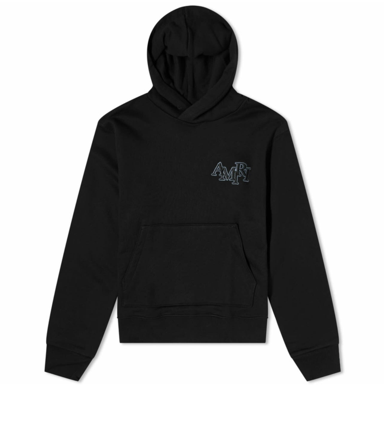 Amiri staggered Logo Hoodie - Black