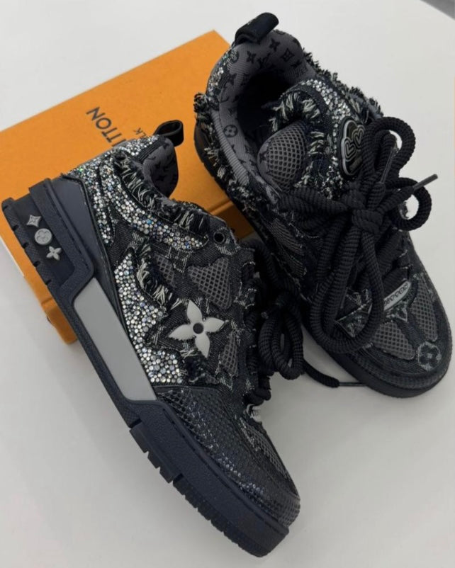 Louis Vuitton Swarovski Skate Trainers