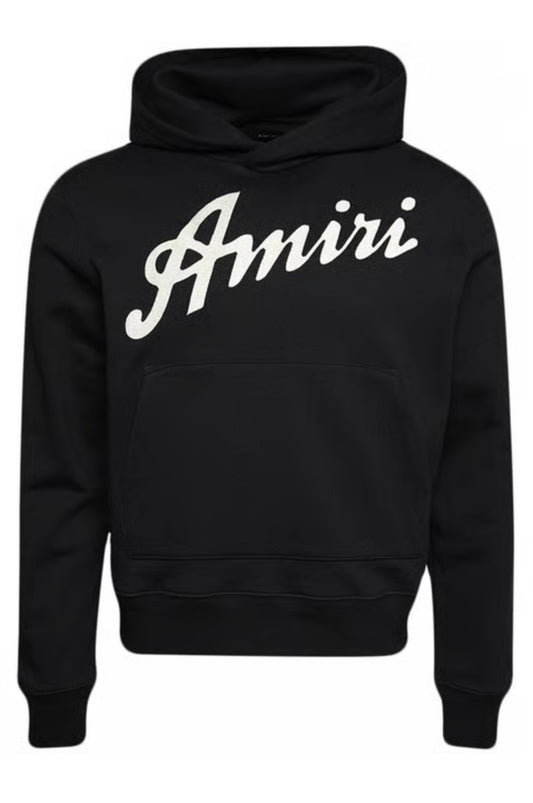 Amiri Hawaiian Hoodie - Black